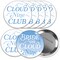 Big Dot of Happiness On Cloud 9 - 3 inch Bridal or Bachelorette Party Badge - Pinback Buttons - Set of 8